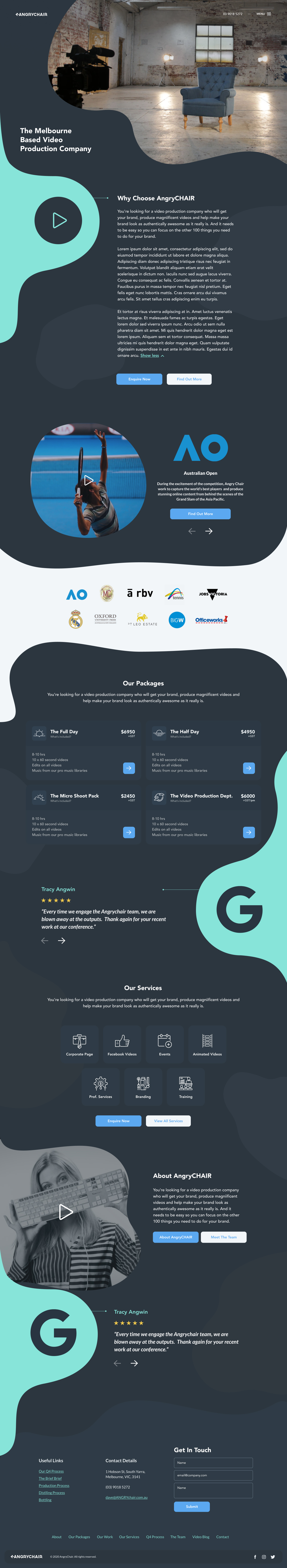 Angry Chair — Homepage