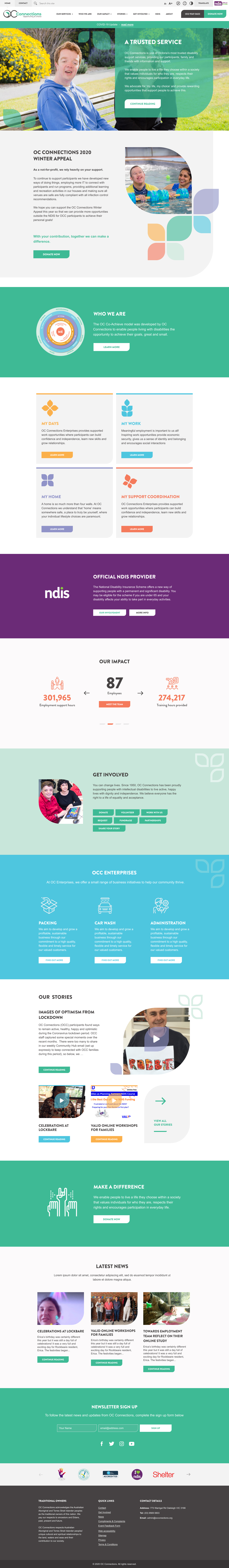 OC Connections — Homepage