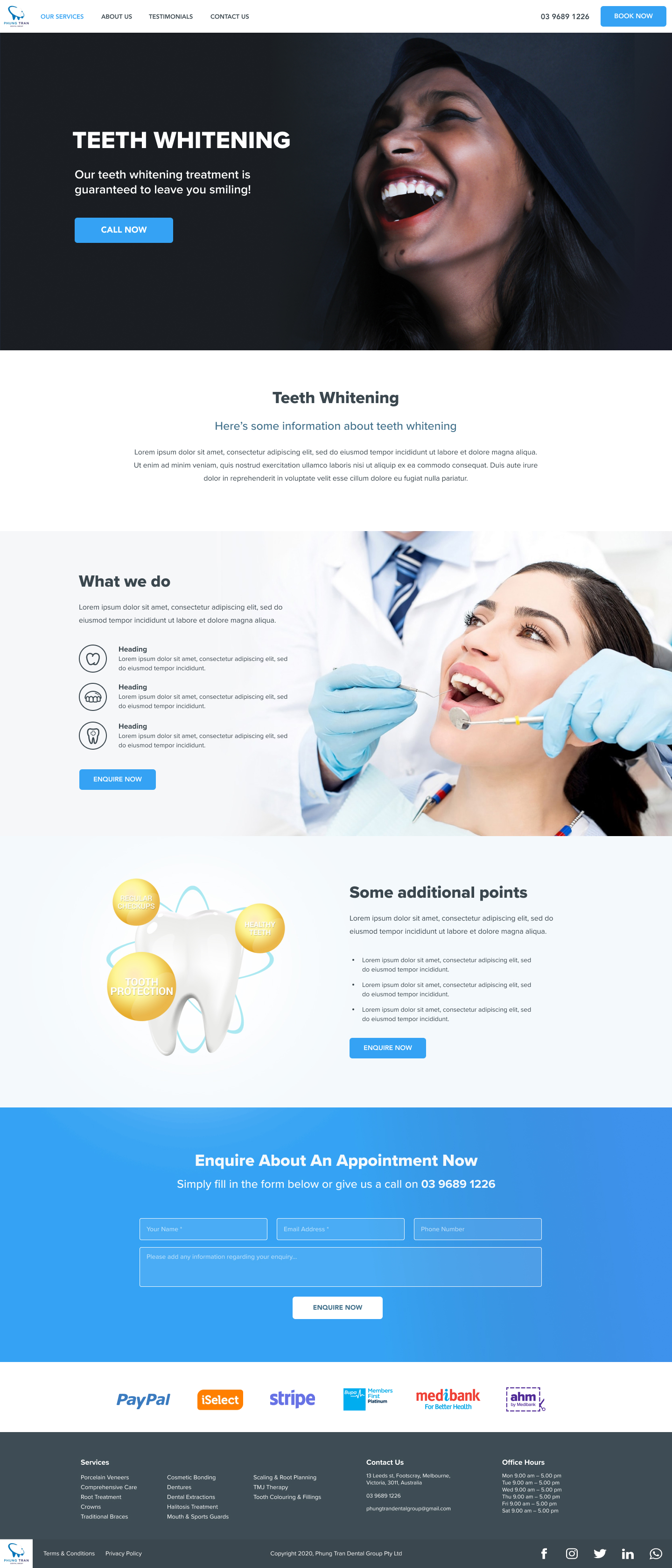 Phung Tran Dental Group screen 1