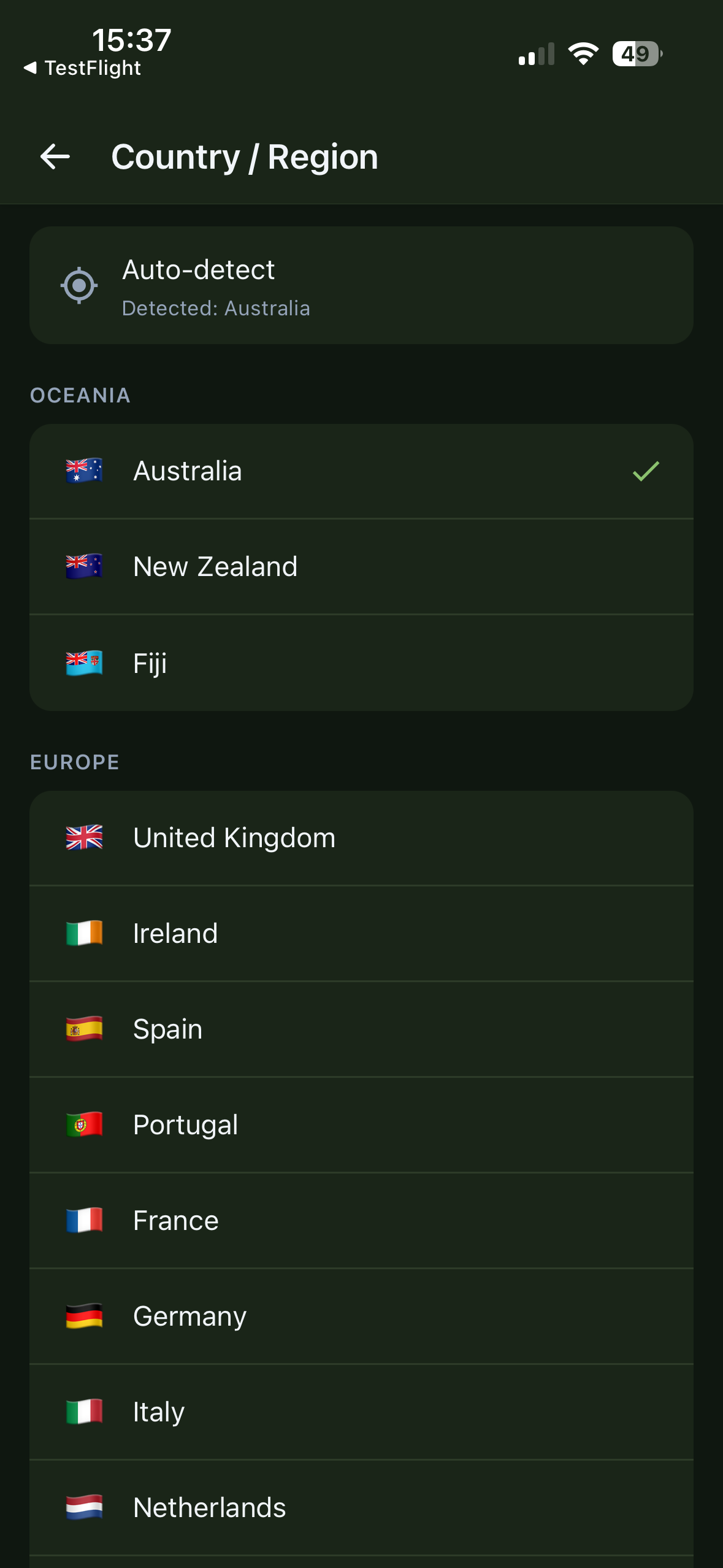 The Nineteenth screen 22